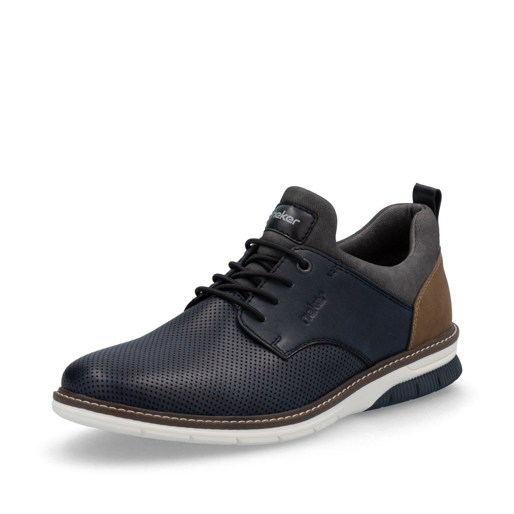 Rieker Men's Bungee Lace Perforated Shoe