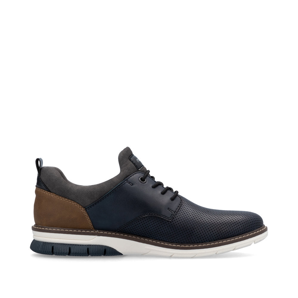 Rieker Men's Bungee Lace Perforated Shoe