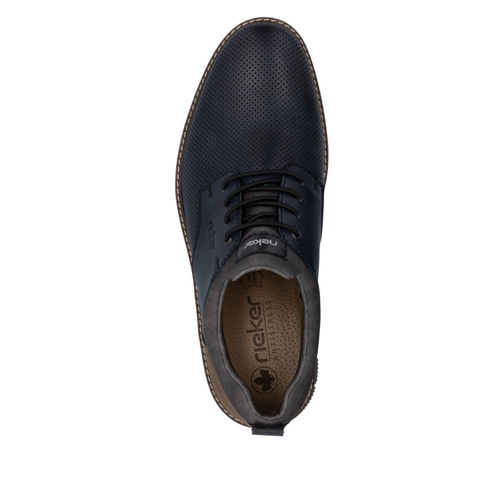 Rieker Men's Bungee Lace Perforated Shoe