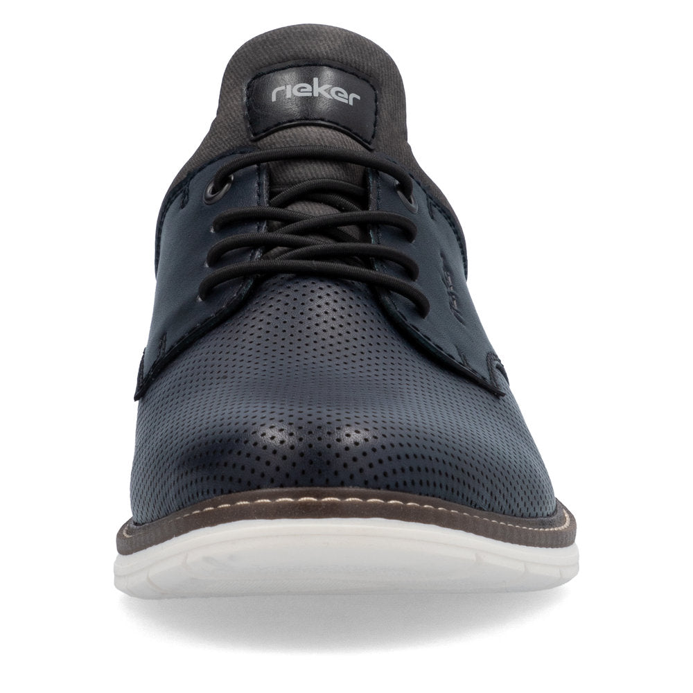 Rieker Men's Bungee Lace Perforated Shoe