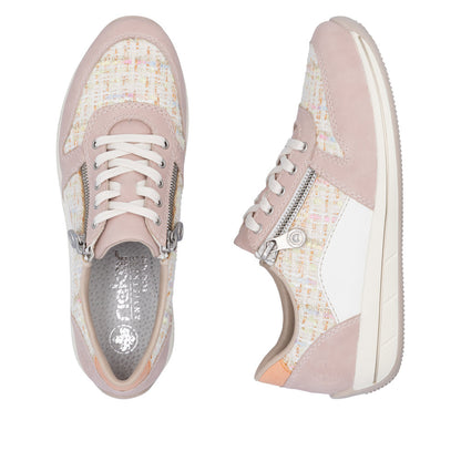 Rieker Ladies Wide Fit Zip Side Casual