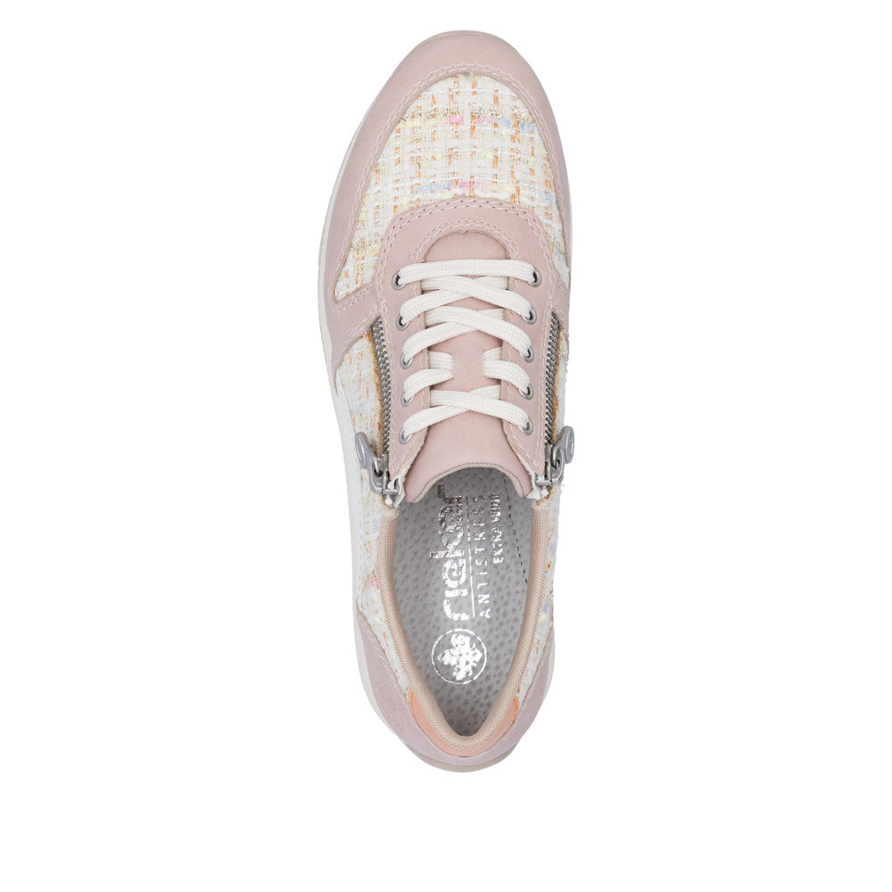 Rieker Ladies Wide Fit Zip Side Casual
