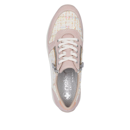 Rieker Ladies Wide Fit Zip Side Casual