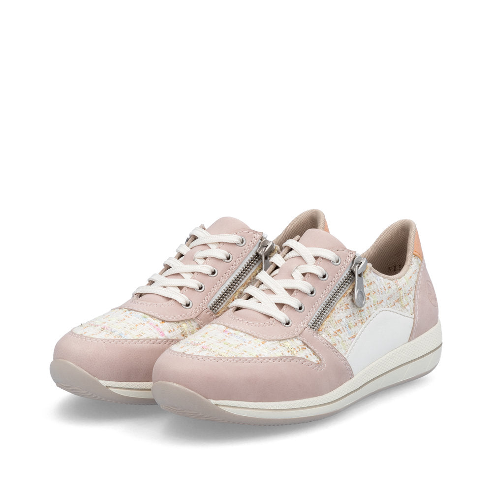Rieker Ladies Wide Fit Zip Side Casual
