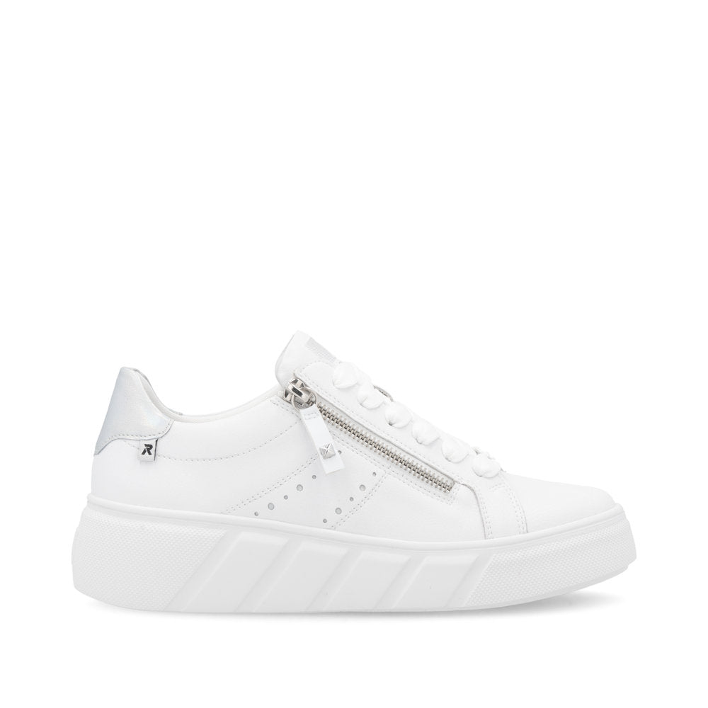Rieker Sport Ladies Flatform Zip Side Sneaker