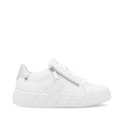 Rieker Sport Ladies Flatform Zip Side Sneaker