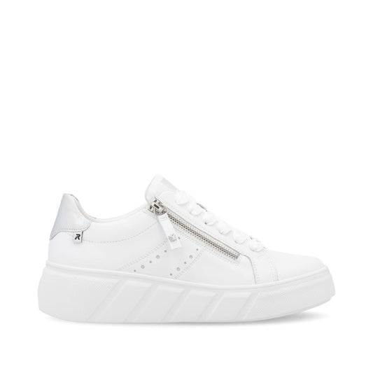 Rieker Sport Ladies Flatform Zip Side Sneaker
