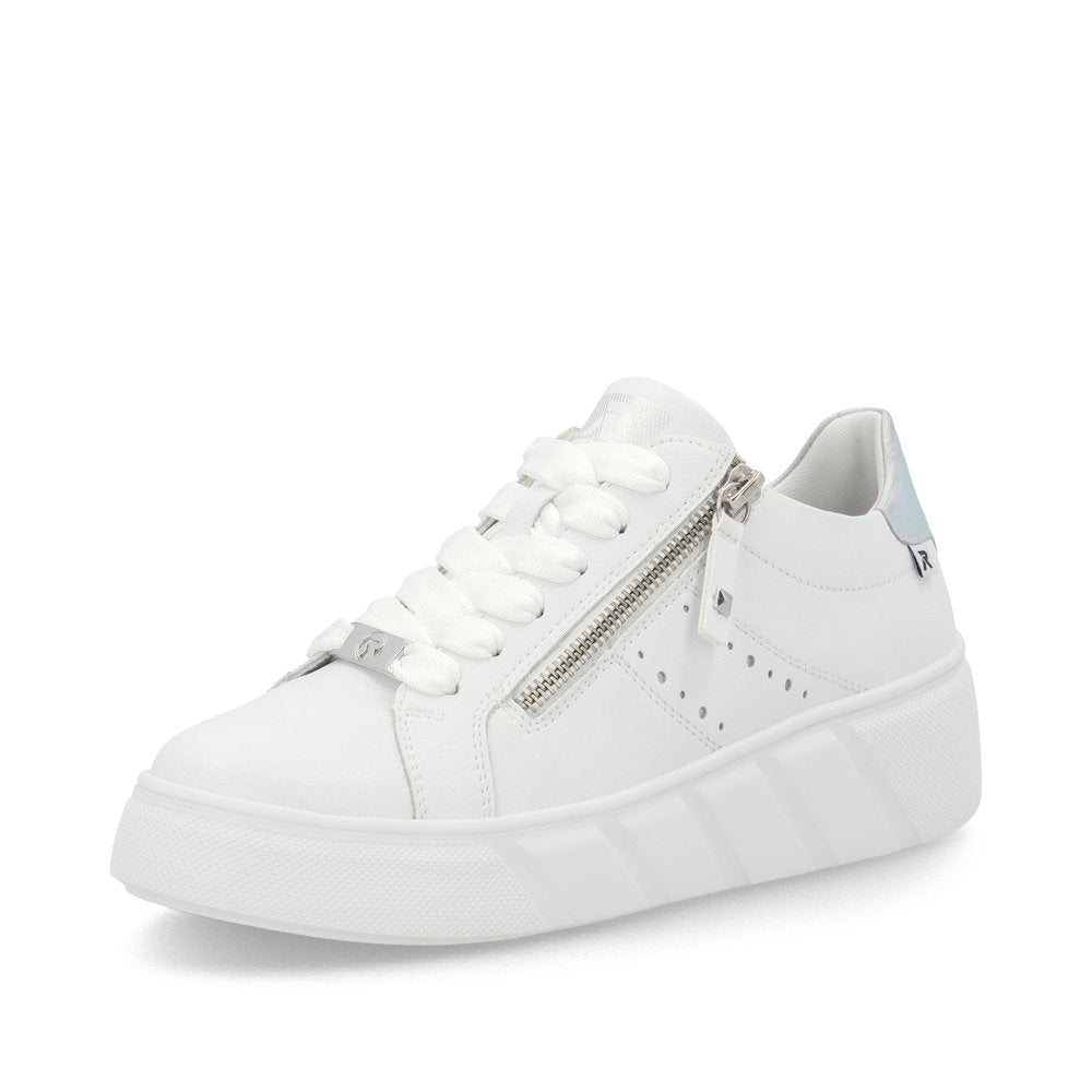 Rieker Sport Ladies Flatform Zip Side Sneaker