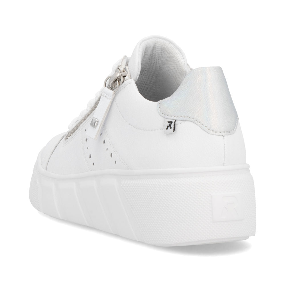 Rieker Sport Ladies Flatform Zip Side Sneaker