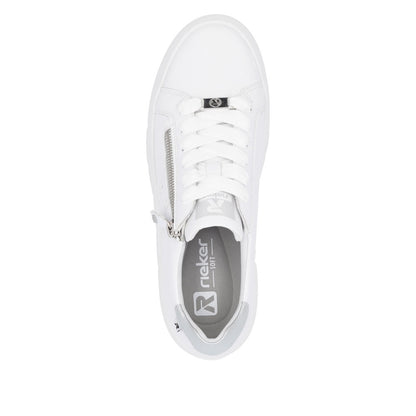 Rieker Sport Ladies Flatform Zip Side Sneaker