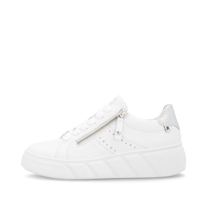 Rieker Sport Ladies Flatform Zip Side Sneaker