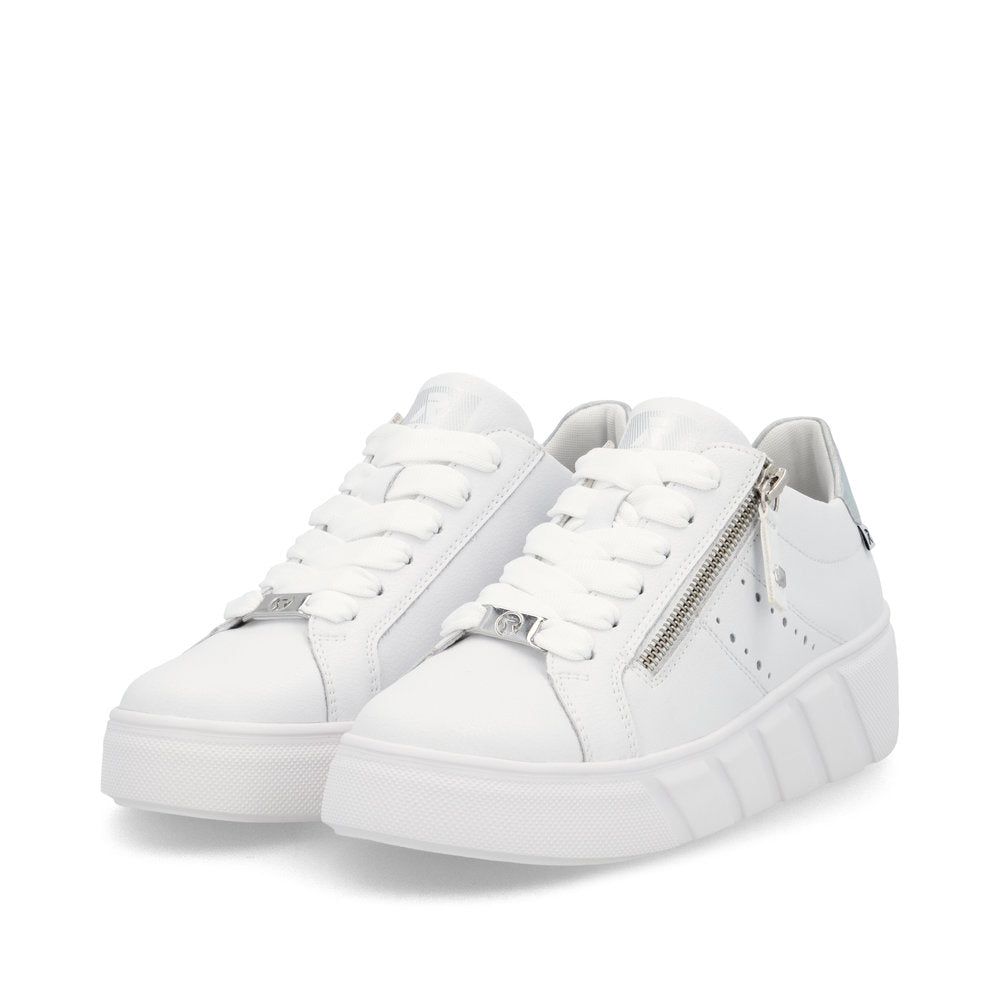 Rieker Sport Ladies Flatform Zip Side Sneaker
