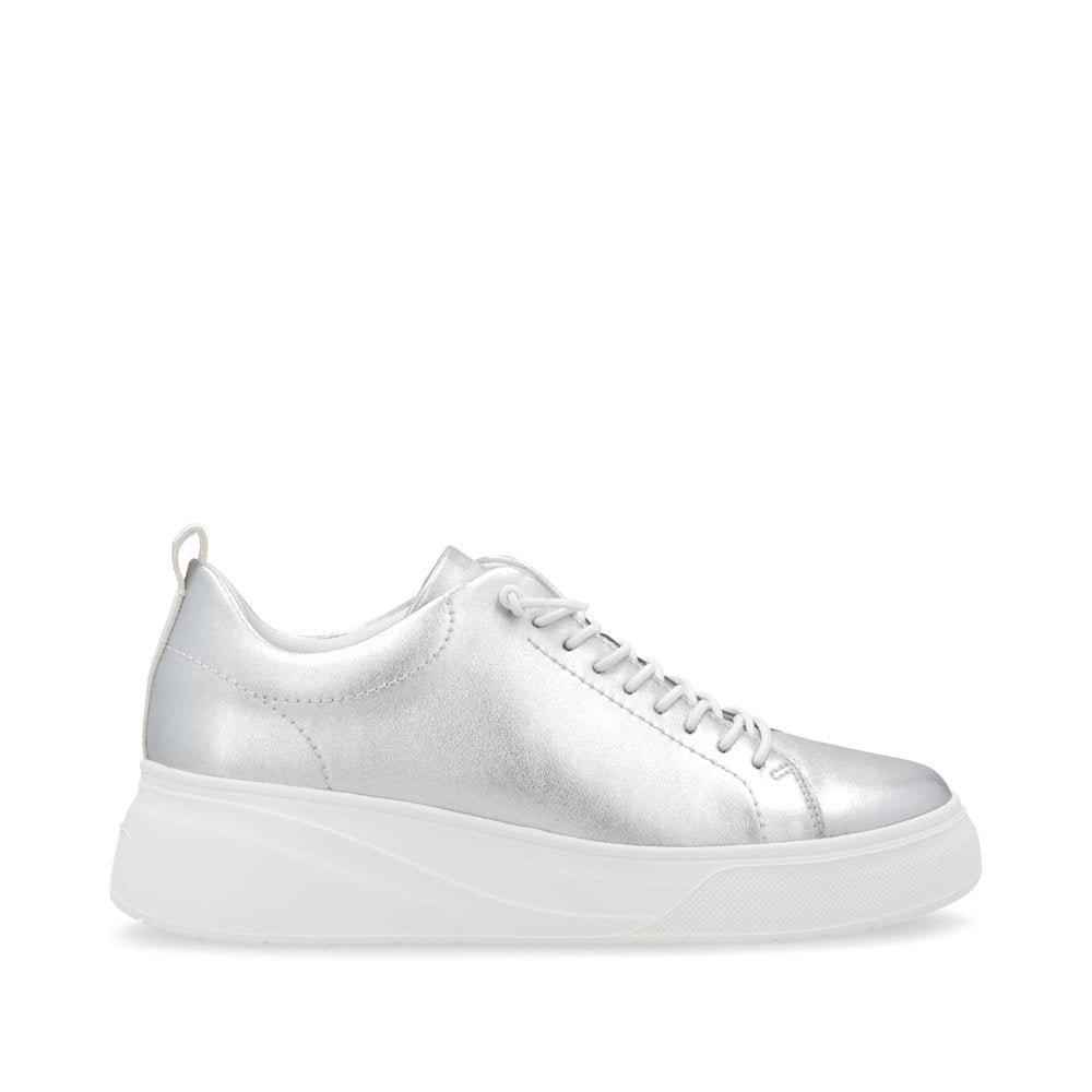 Rieker Sport Ladies Bungee Lace Metallic Sneaker