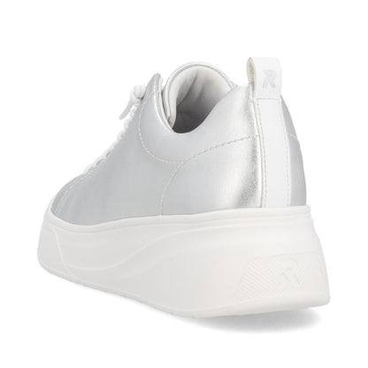 Rieker Sport Ladies Bungee Lace Metallic Sneaker