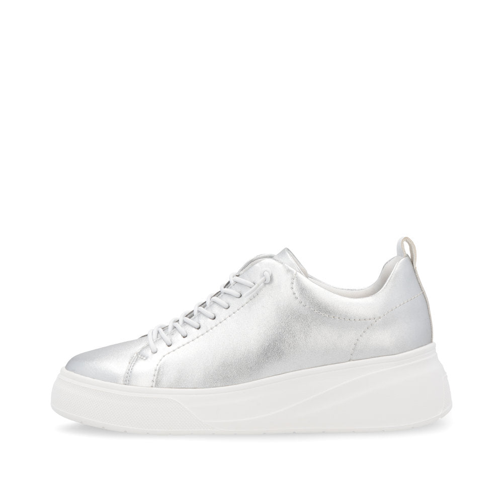 Rieker Sport Ladies Bungee Lace Metallic Sneaker