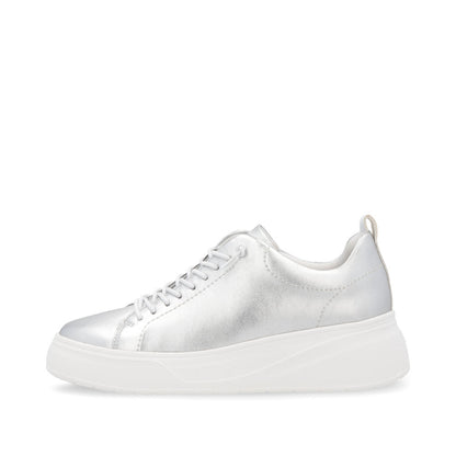 Rieker Sport Ladies Bungee Lace Metallic Sneaker
