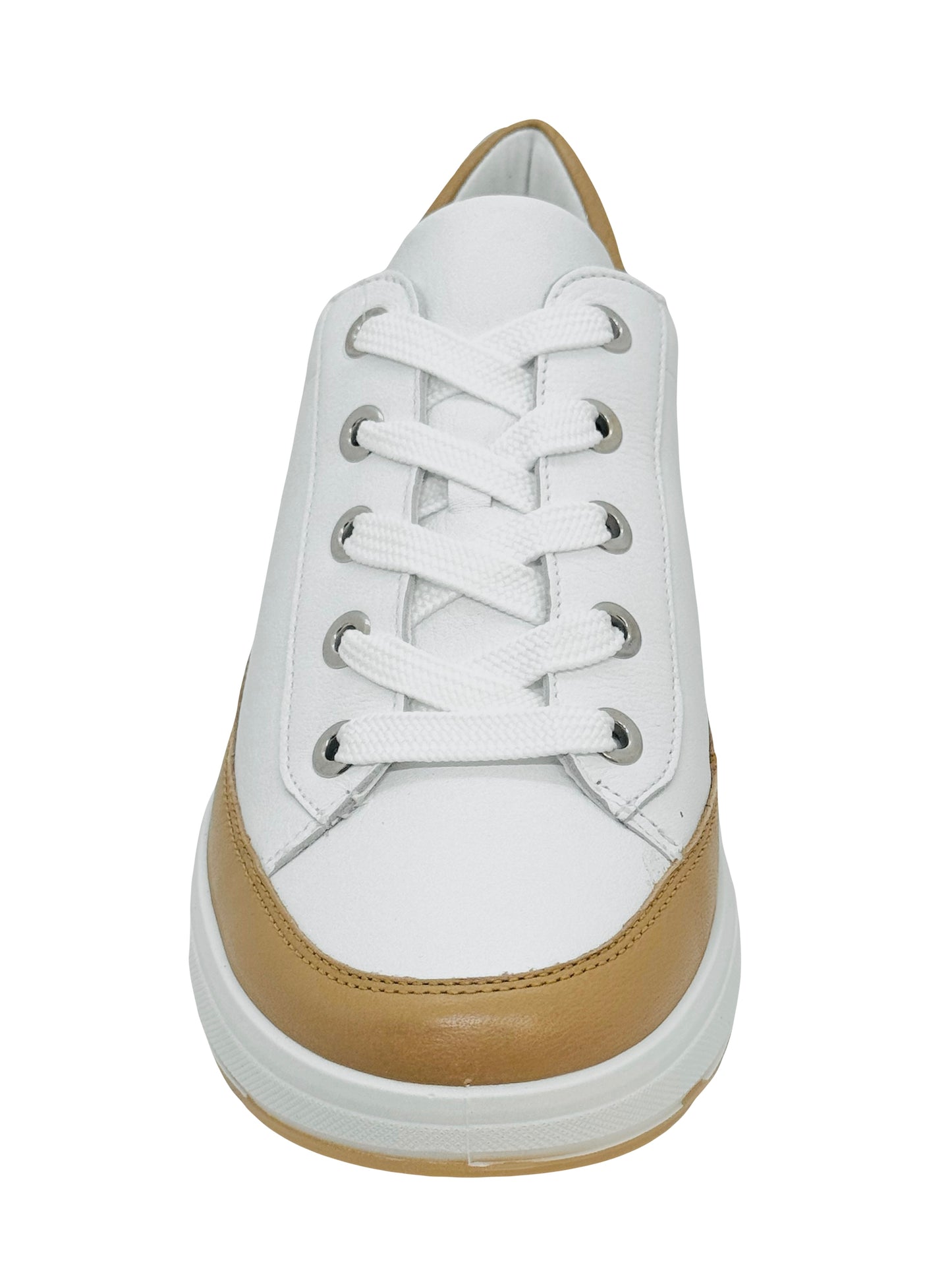 Ara Roma Ladies Two Tone High Soft Lace Up Sneaker