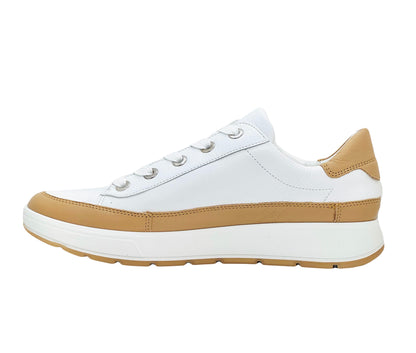 Ara Roma Ladies Two Tone High Soft Lace Up Sneaker