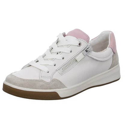 Ara Rom Ladies Double Zip Lace Up Sneaker