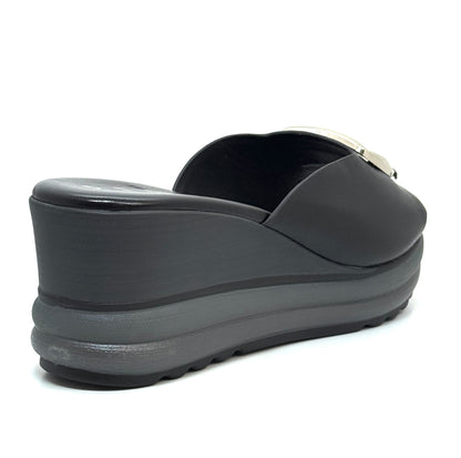 Repo Ladies Backless Wedge Heel Sandal