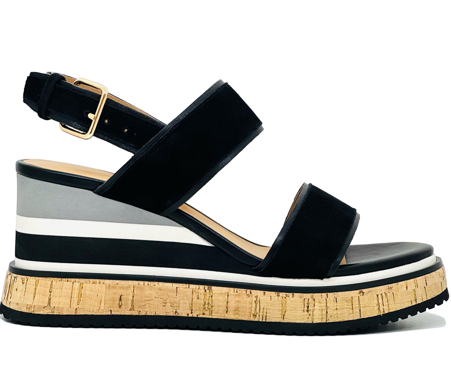 Repo Ladies Stripe Wedge Sandal