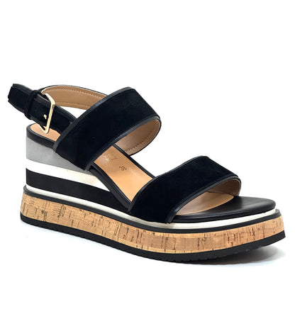 Repo Ladies Stripe Wedge Sandal