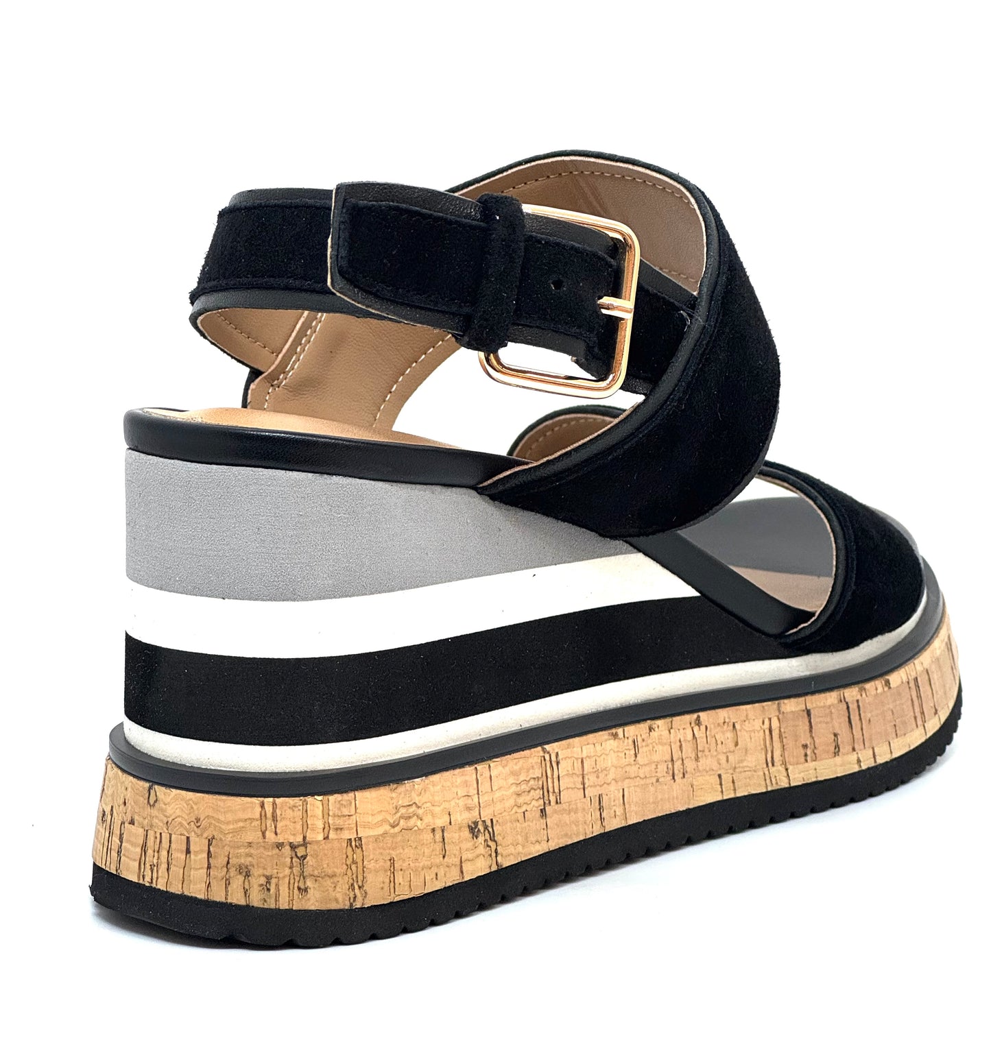 Repo Ladies Stripe Wedge Sandal
