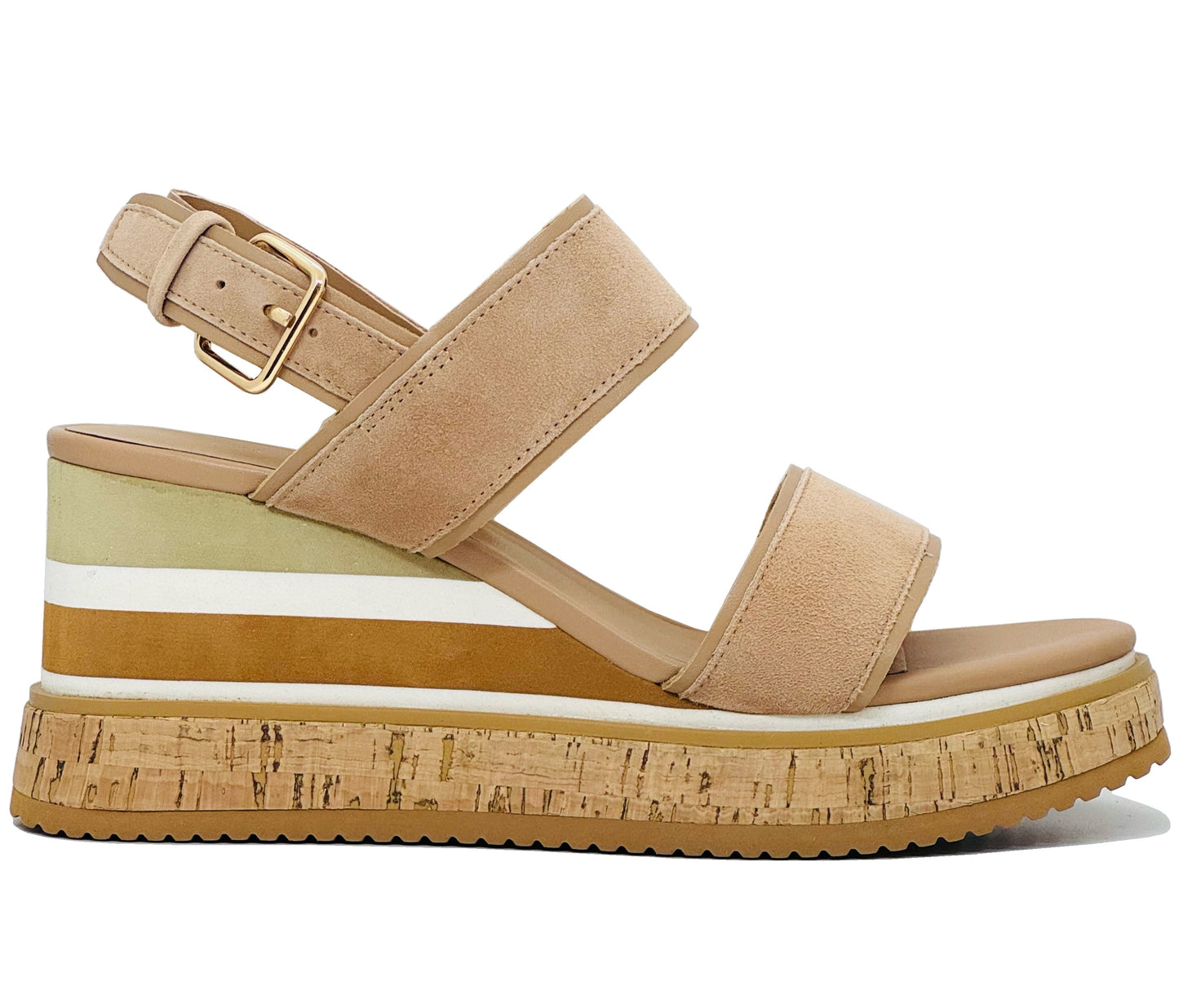 Repo Ladies Stripe Wedge Sandal