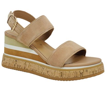 Repo Ladies Stripe Wedge Sandal