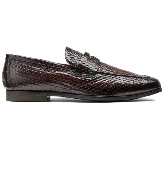 Barker Capri Mens Woven Slip On shoe