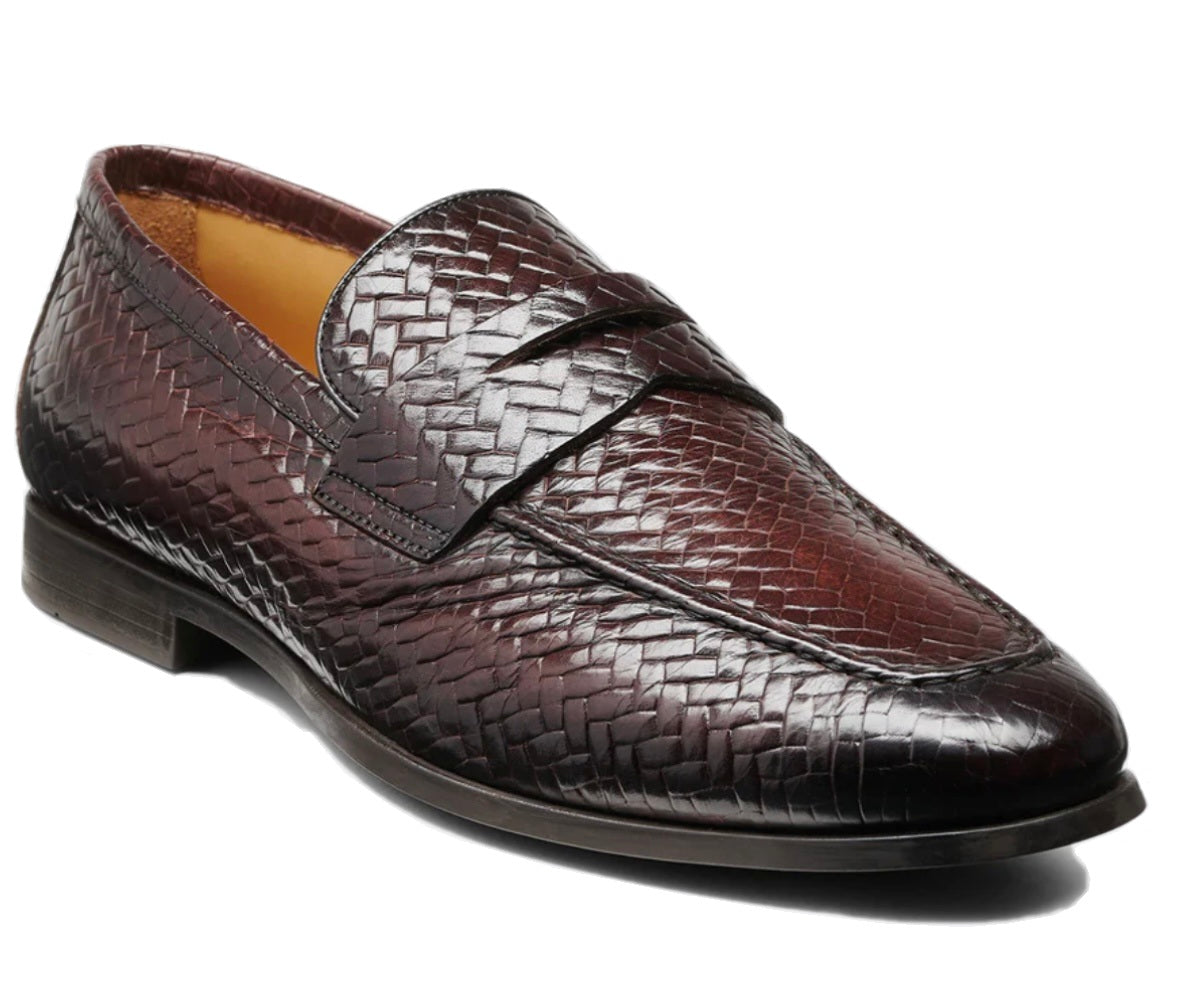 Barker Capri Mens Woven Slip On shoe