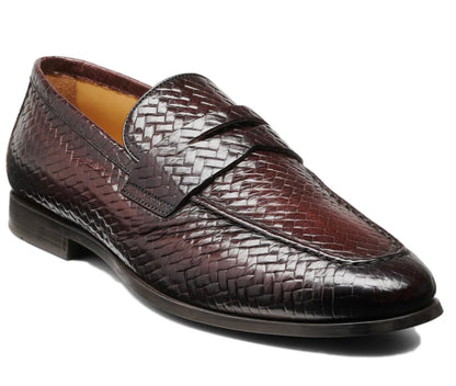 Barker Capri Mens Woven Slip On shoe