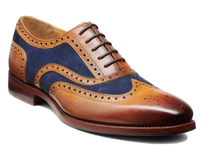 Barker Keiran Mens Two Tone Oxford brogue