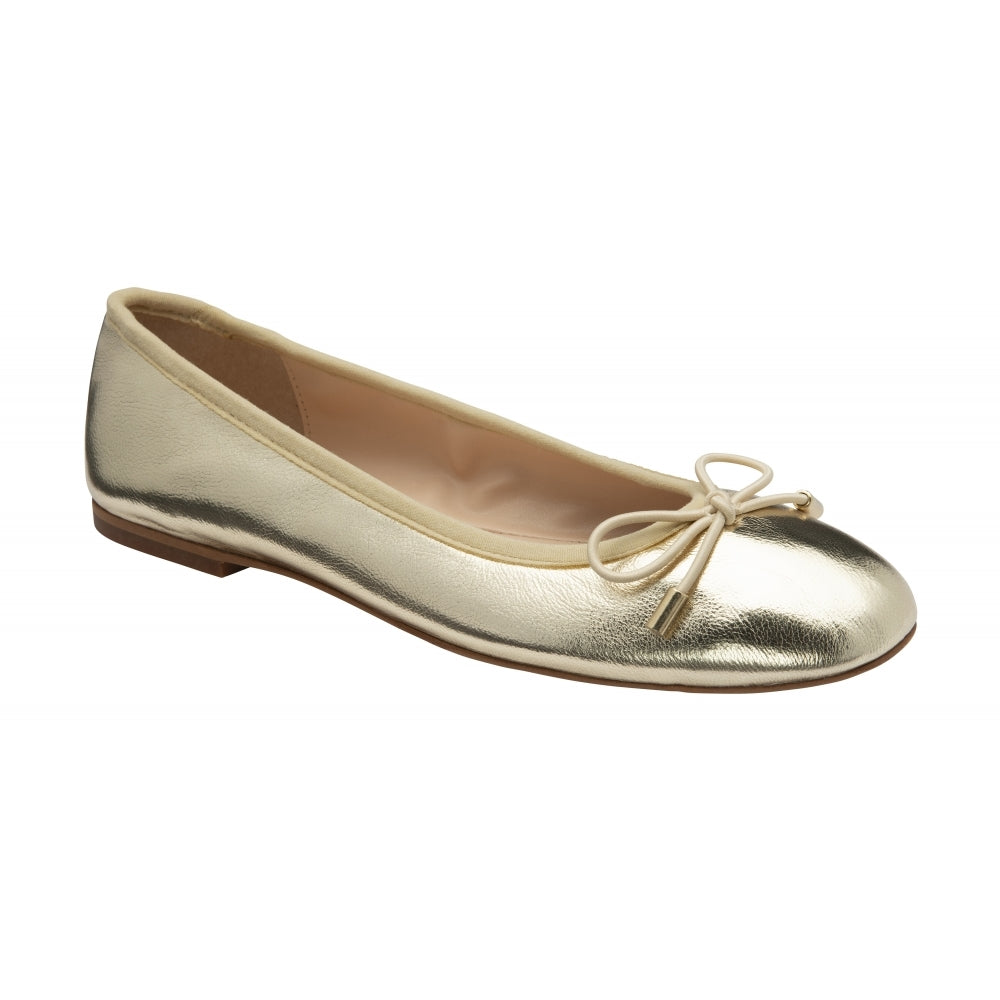 Ravel Ellon Ladies Metallic Ballet Pump