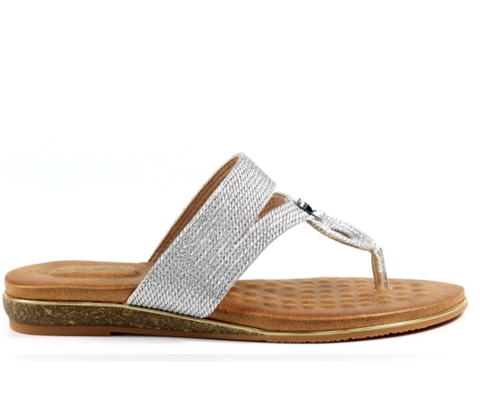 Lunar Ezra Ladies Metallic Toe Thong
