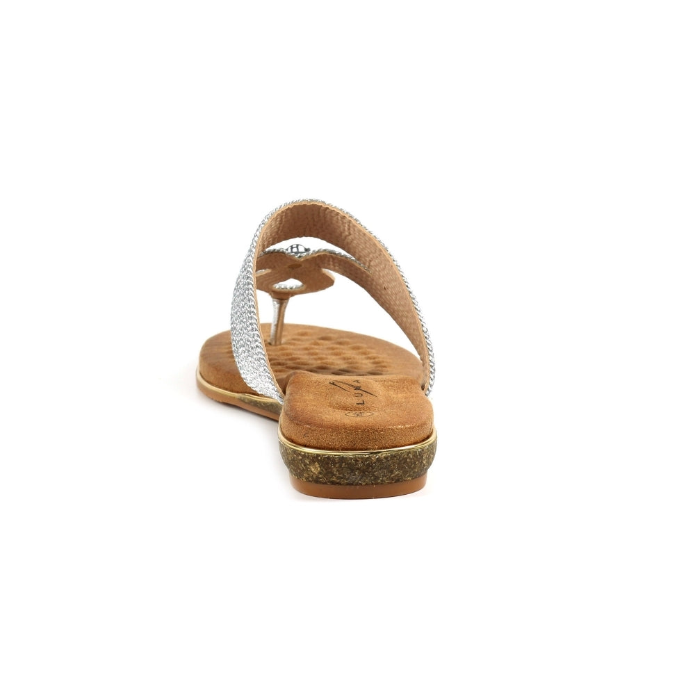 Lunar Ezra Ladies Metallic Toe Thong