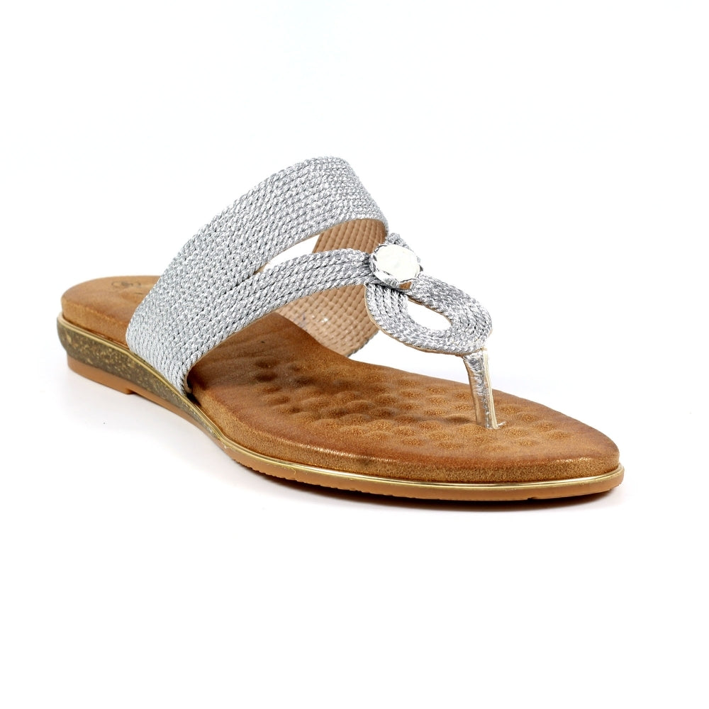 Lunar Ezra Ladies Metallic Toe Thong