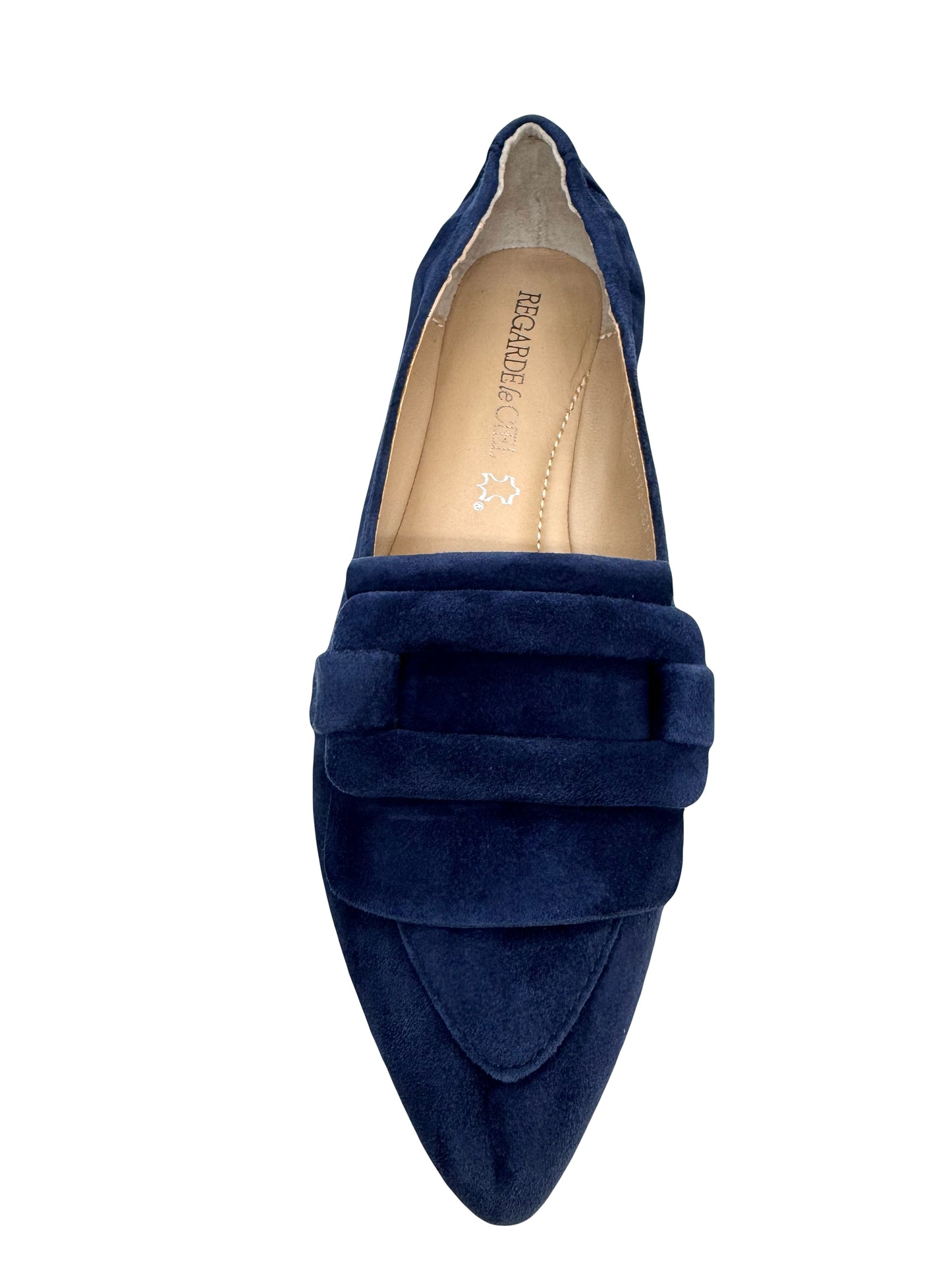 Regarde Le Ciel Jeanine-02 Ladies Pointed Toe Ballerina Pump