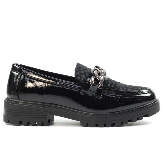 Lunar Checo Snaffle Trim Chunky Sole Loafer