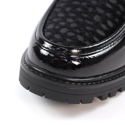 Lunar Checo Snaffle Trim Chunky Sole Loafer