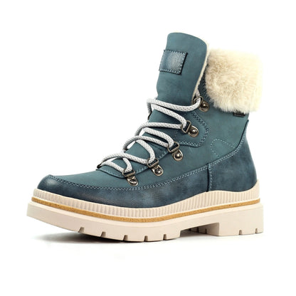 Lunar Evelyn Ladies Lace Up Waterproof Ankle Boot