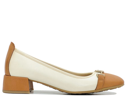 Hispanitas Ladies Block Heel Trim Shoe