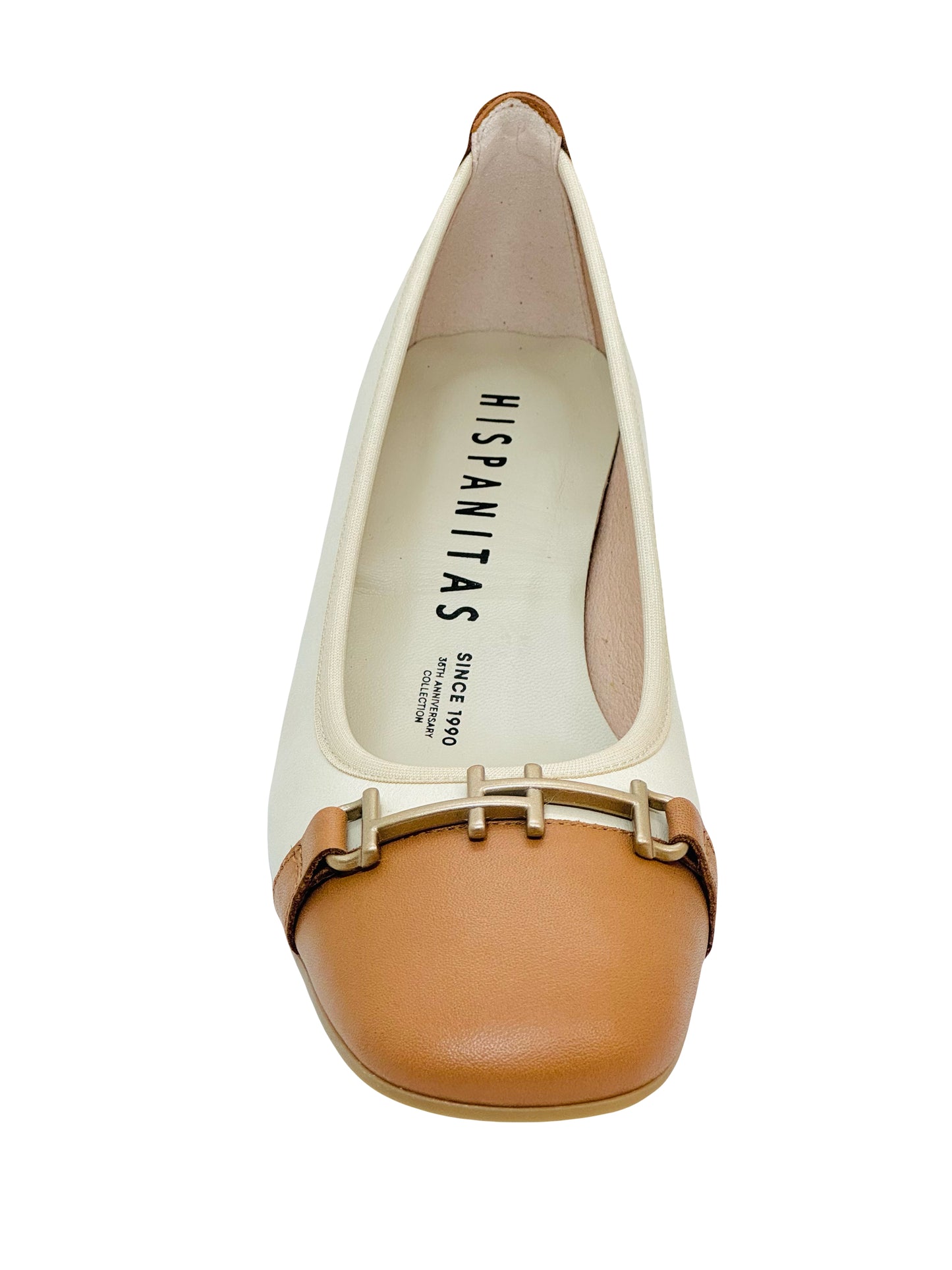 Hispanitas Ladies Block Heel Trim Shoe