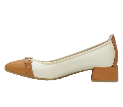 Hispanitas Ladies Block Heel Trim Shoe