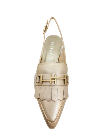 Hispanitas Ladies Sling Back Trim Front Shoe