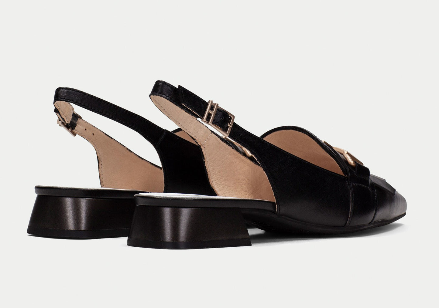 Hispanitas Ladies Sling Back Trim Front Shoe