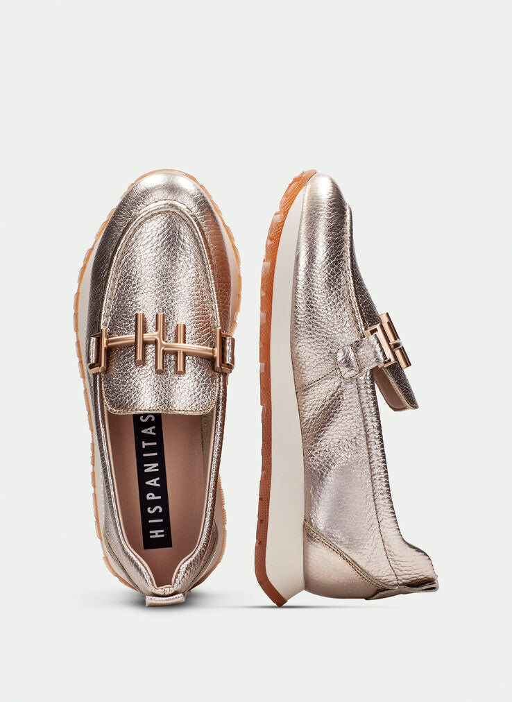 Hispanitas Ladies Sporty Trim Moccasin