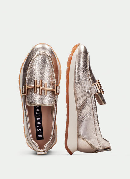 Hispanitas Ladies Sporty Trim Moccasin