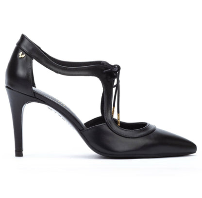 Martinelli Thelma Ladies Slim Heel Tie Detail Court Shoe