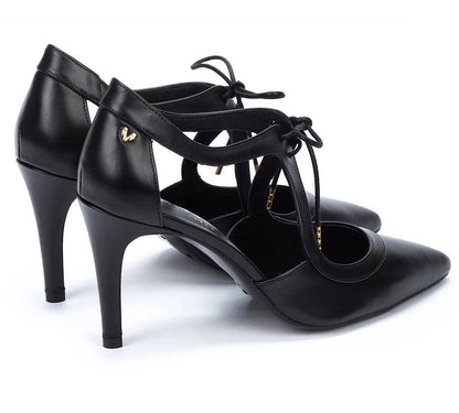 Martinelli Thelma Ladies Slim Heel Tie Detail Court Shoe